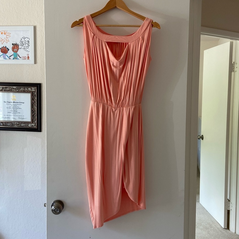 BEBE Peach Dress